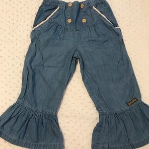 Matilda Jane ruffle pants Girl’s size 6
